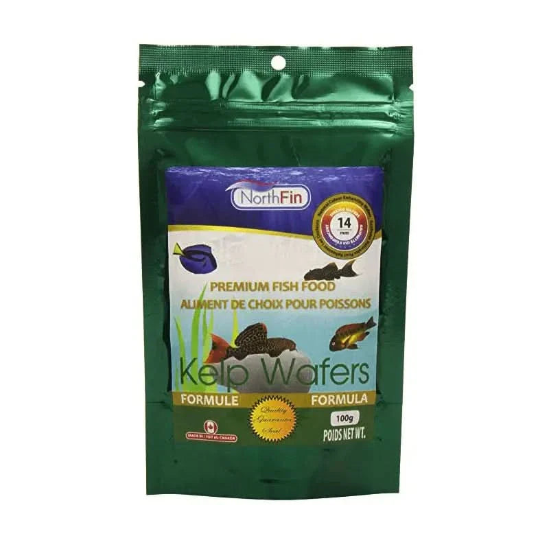 Bag of NorthFin Kelp Wafers fish food.