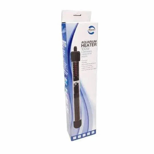 Aquarium heater in packaging.
