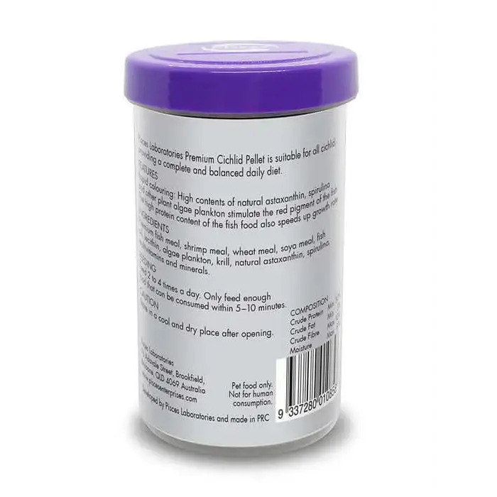 Pisces Aquatics Cichlid Pellet Large 70g