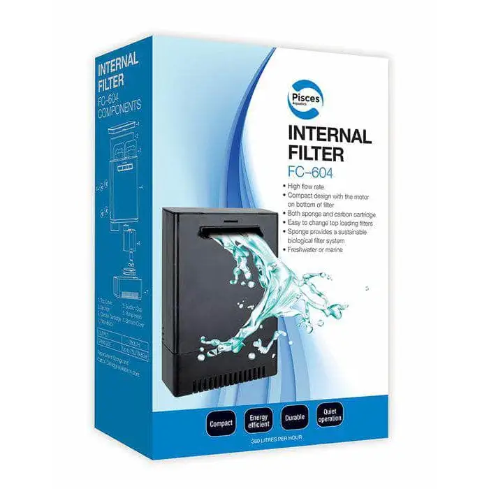 Pisces Aquatics Internal Hangon Filter FC604