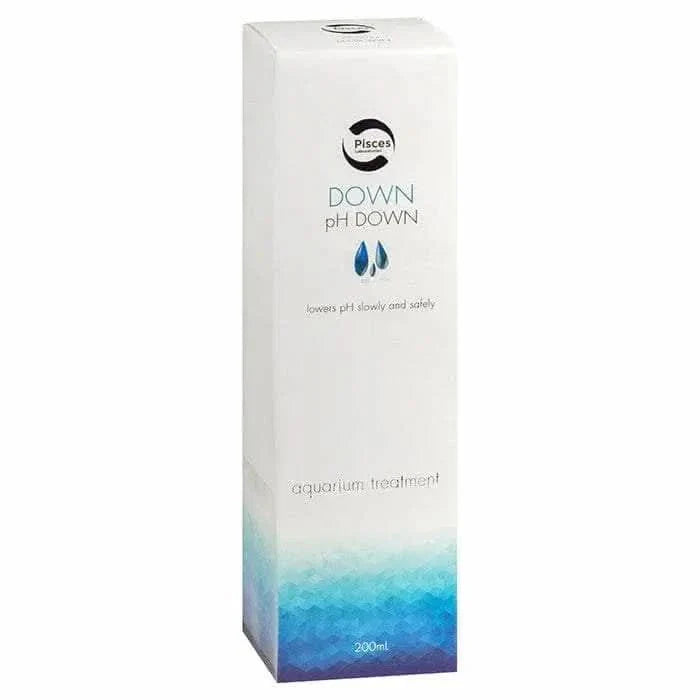 Aquarium pH lowering treatment.