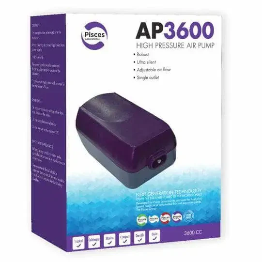 Pisces AP3600 high-pressure air pump box.
