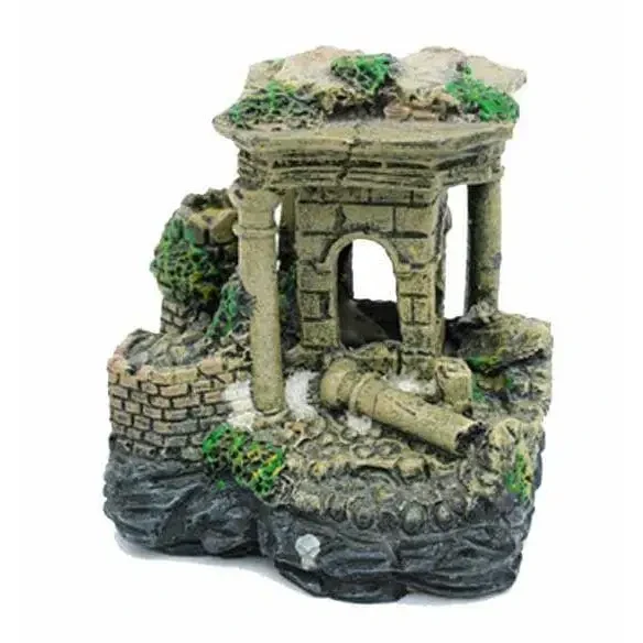Ruined temple aquarium decoration.