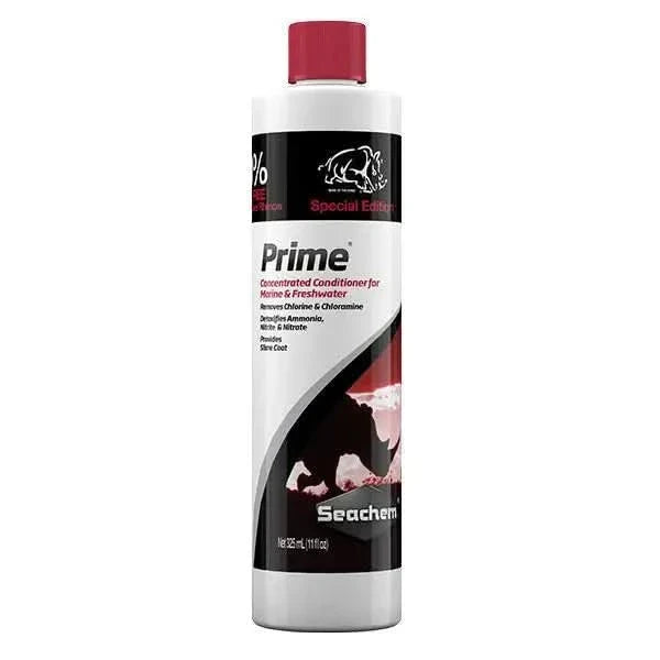 Bottle of water conditioner.