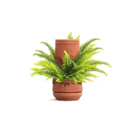 Self-Watering Terracotta Ceramic Planter