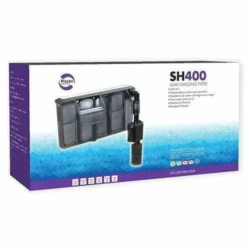 Aquarium filter in packaging.