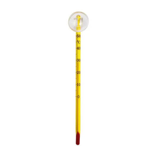 SLIM YELLOW THERMOMETER GLASS