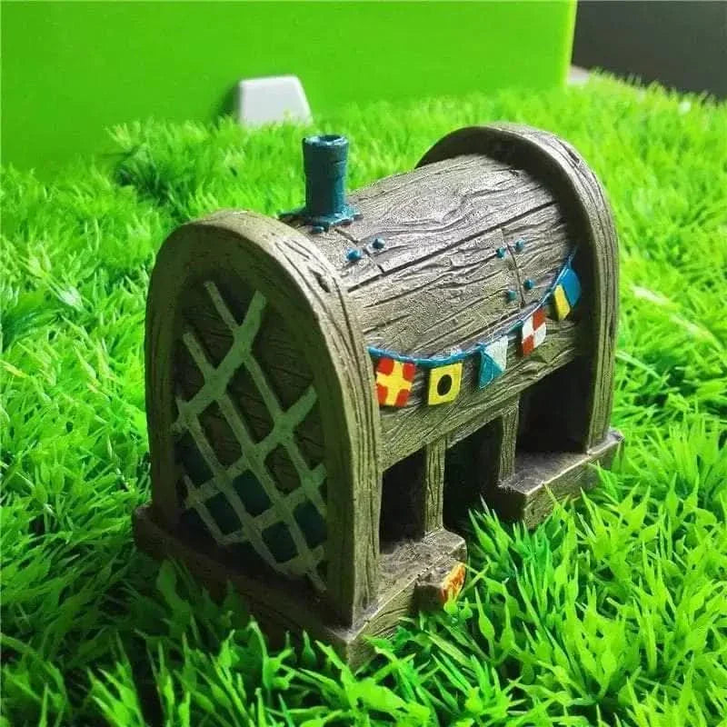 SpongeBob’s Krusty Krab restaurant replica.