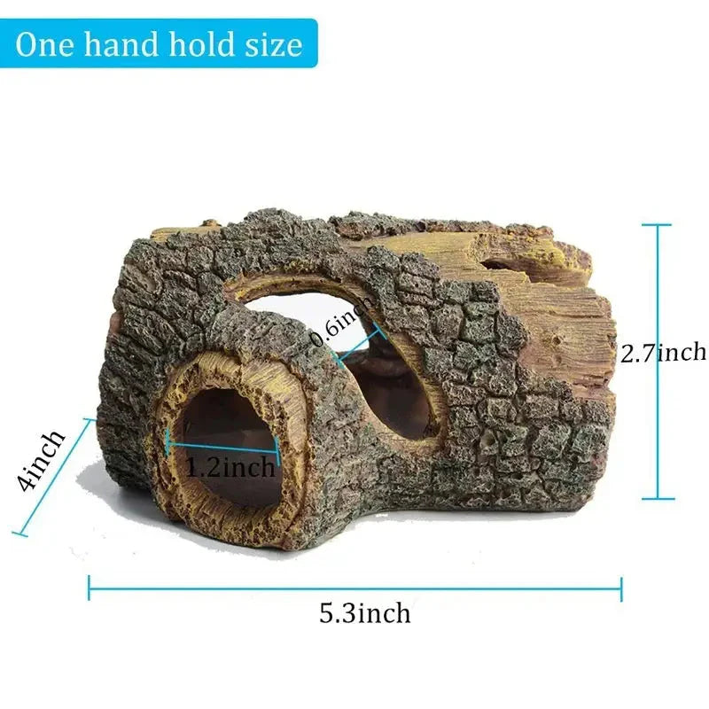 WOOD STYLE PLECO CAVE DECOR 13.5*9*5.5cm