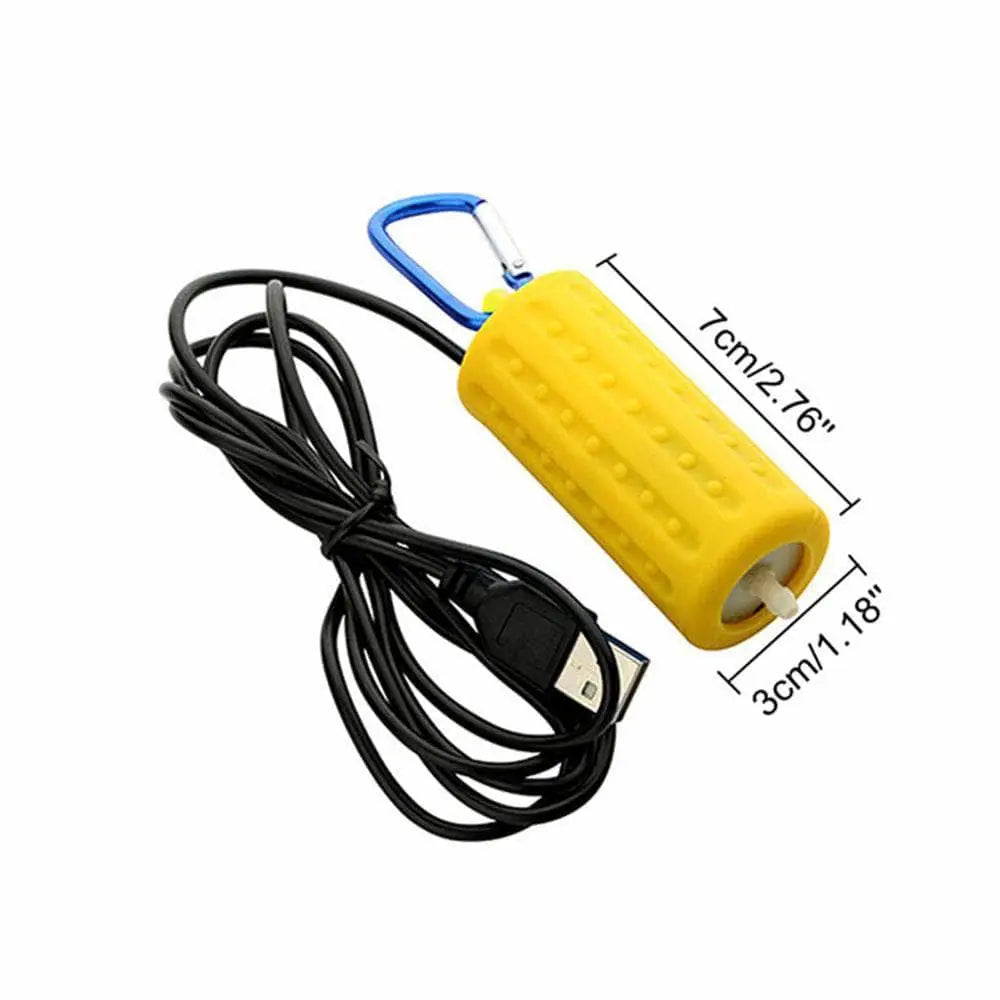 Yellow Air Pump Portable Mini USB