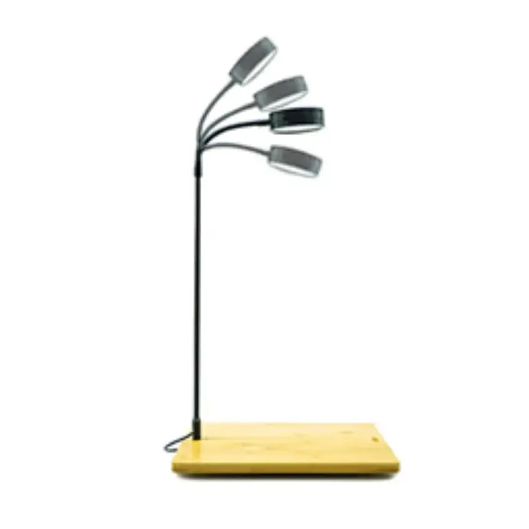 3W Desktop Usb Light with Wooden Base For Aquarium / Fish