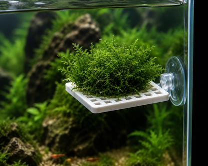 Square Plant Moss Ledge 4cm ( WHITE ) - PACK OF 10 BULK