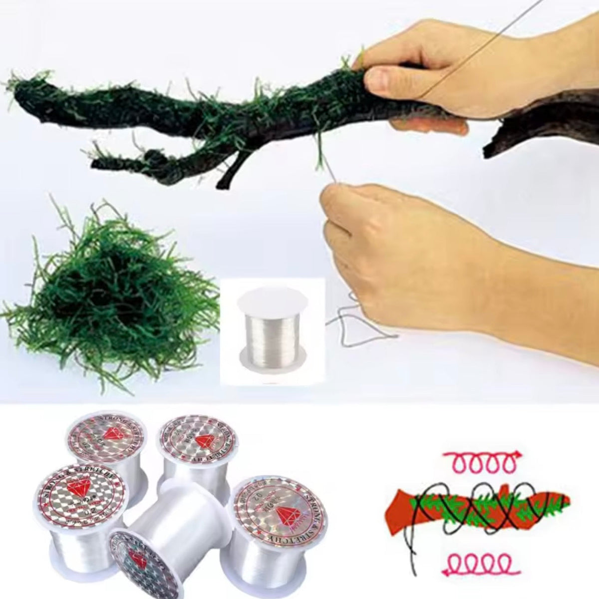 Clear Moss Line 0.3mm 50m L(M27)