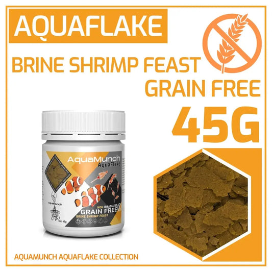 AquaMunch AquaFlake Fish Food - Brine Shrimp Feast (Flake)