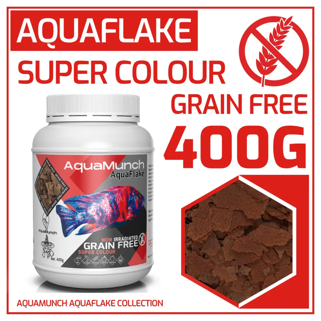 AquaMunch AquaFlake Fish Food - Super Color (Flake)