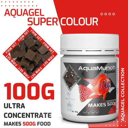 AquaMunch AquaGel Fish Food - Super Color