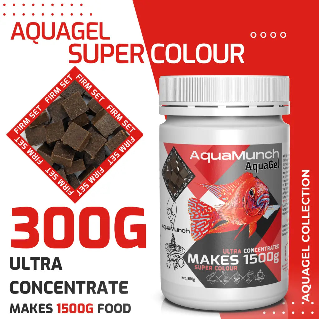 AquaMunch AquaGel Fish Food - Super Color