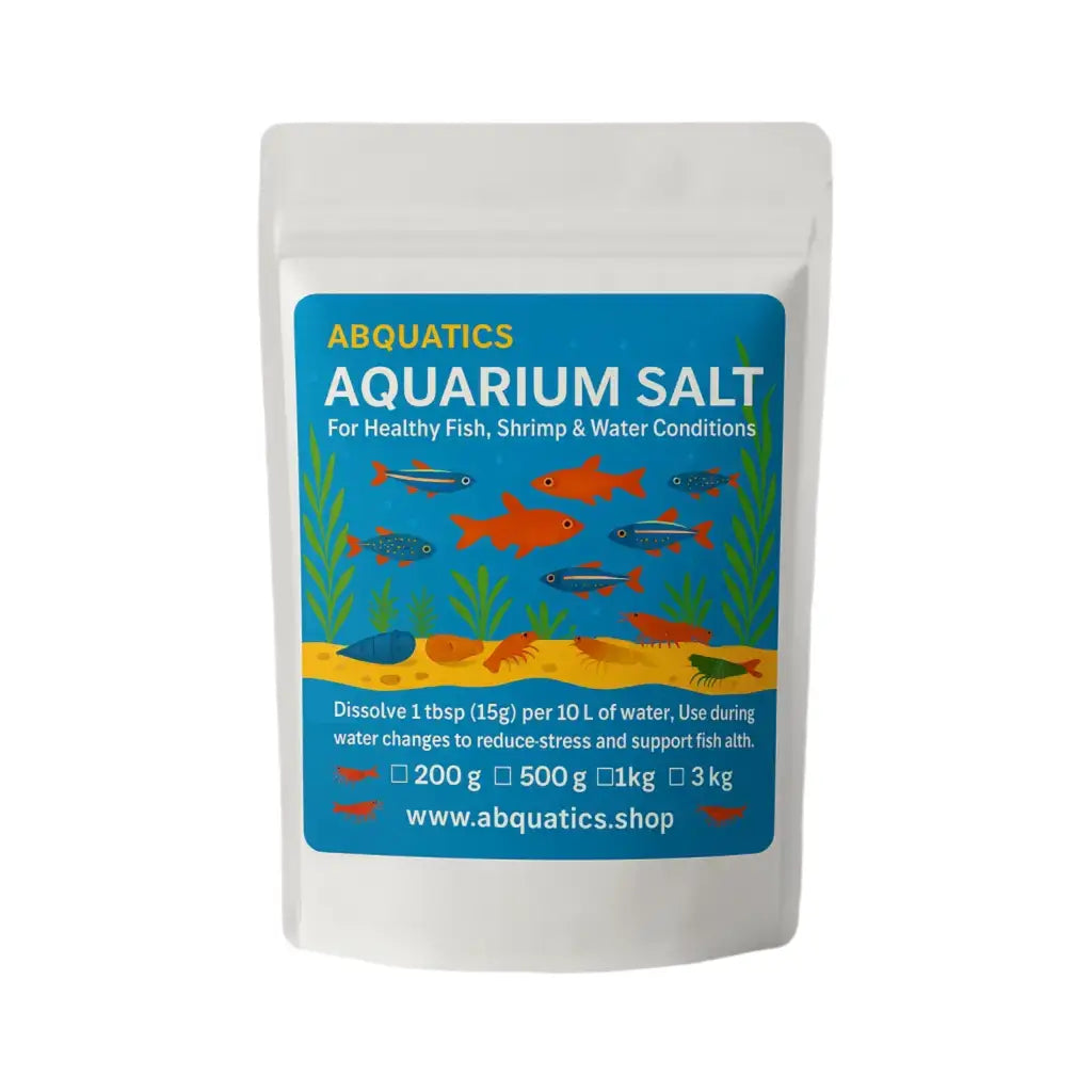 Bag of aquarium salt.