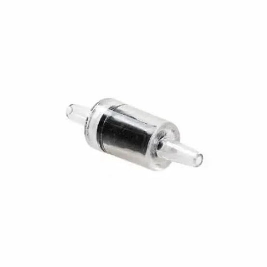 Clear plastic check valve.