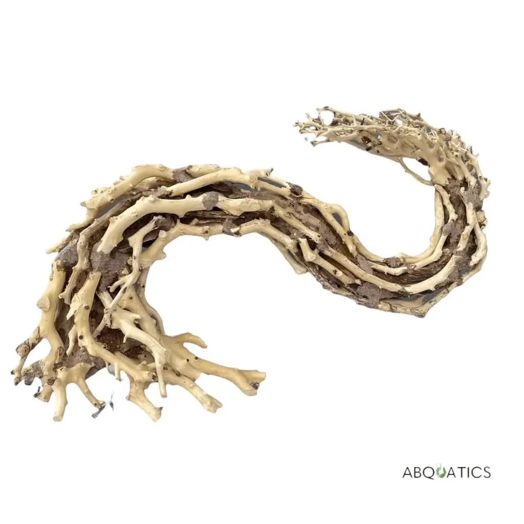 S-shaped aquarium driftwood decoration.