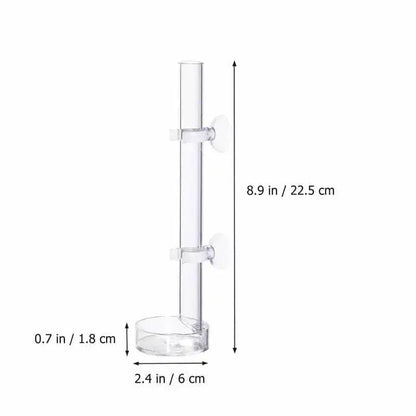 Shrimp Feeding Tube 22cm + Feeding Dish