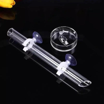 Shrimp Feeding Tube 22cm + Feeding Dish