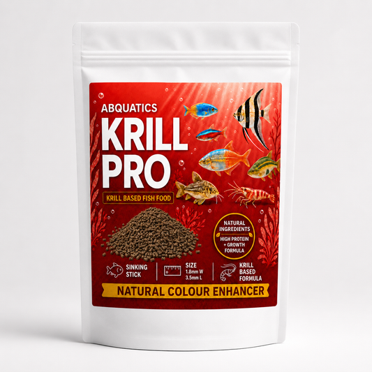 ABQUATICS Krill Pro Fish Sticks - Natural Color Enhancer