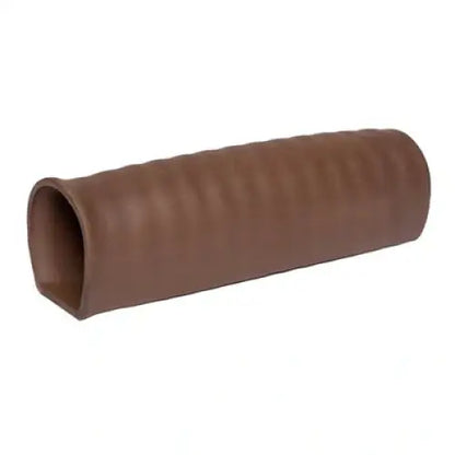 Brown ceramic aquarium tunnel.