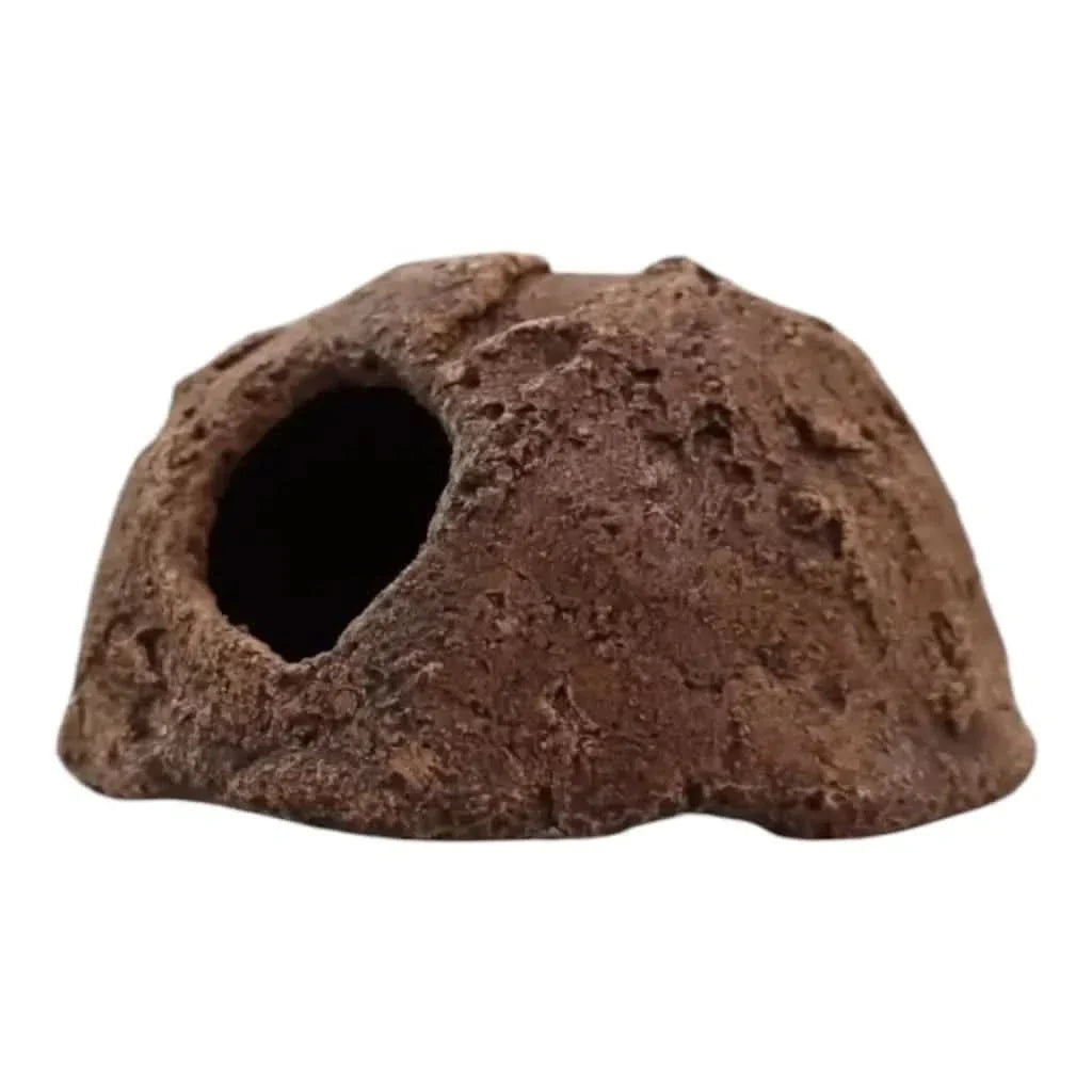 Brown, textured reptile hide.
