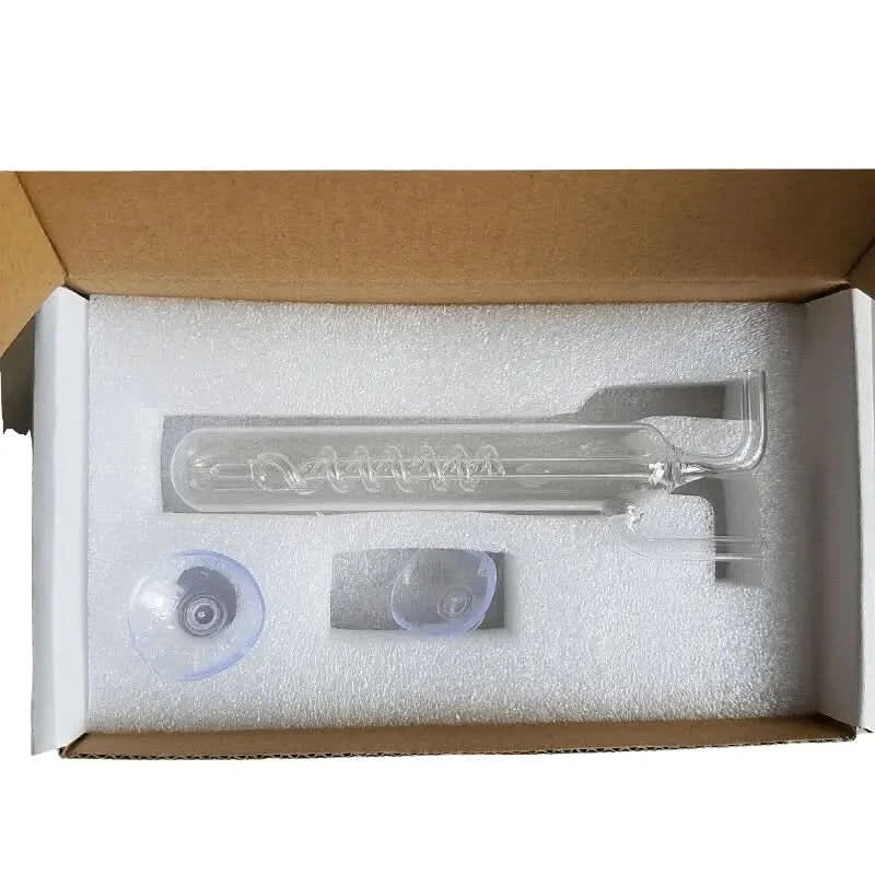 Glass diffuser with suction cups.