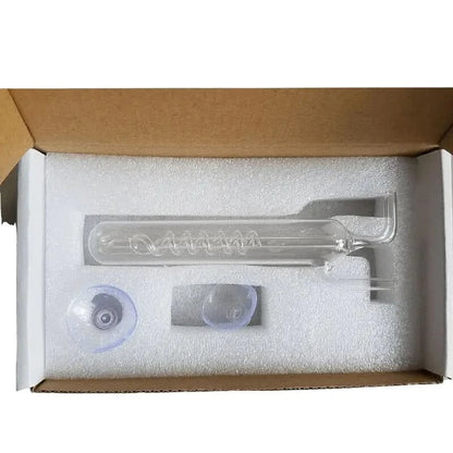Glass diffuser with suction cups.