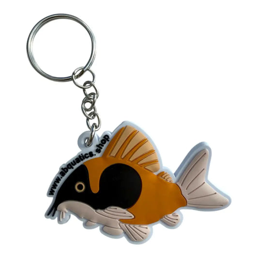 Fish-shaped keychain.