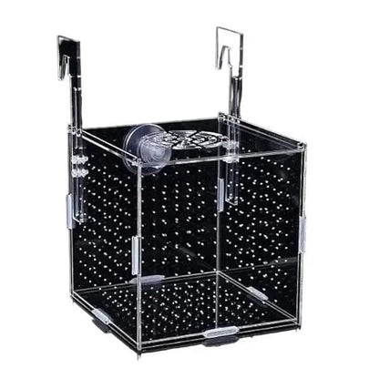Clear acrylic fish breeding box.