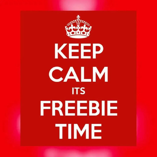 Red ’Keep Calm’ poster.