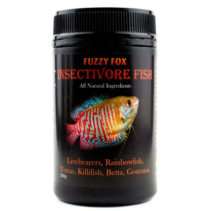 Fuzzy Fox Insectivore Mix (Fish) - 200g