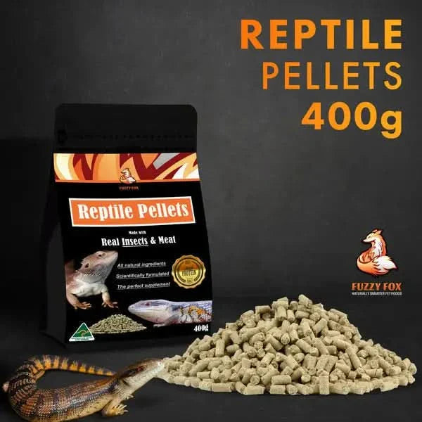 Reptile food pellets.