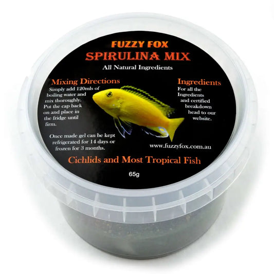 Fuzzy Fox Spirulina Gel Pre-Mix (Fish) - 65g