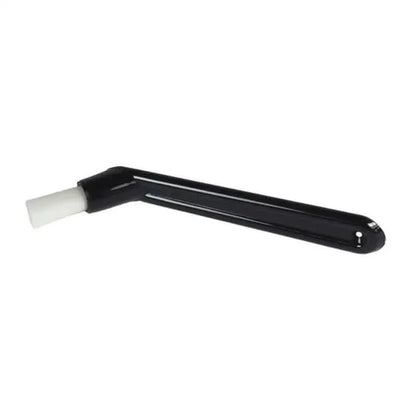 Black handled cleaning brush.