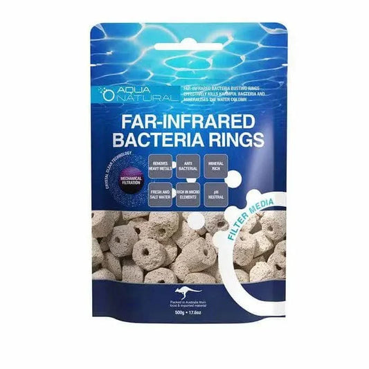 Bag of far-infrared bacteria rings.