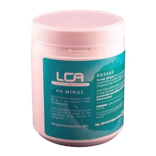 LCA pH minus aquarium water treatment.