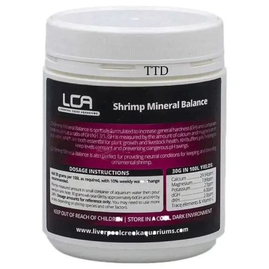 LCA Shrimp Mineral Balance container.