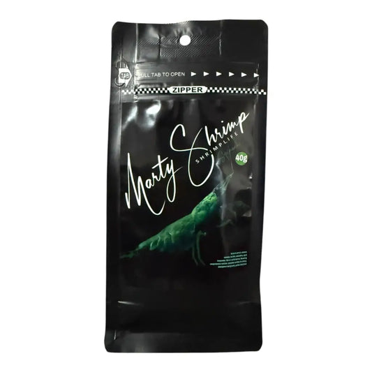 Marty Shrimp food pouch.