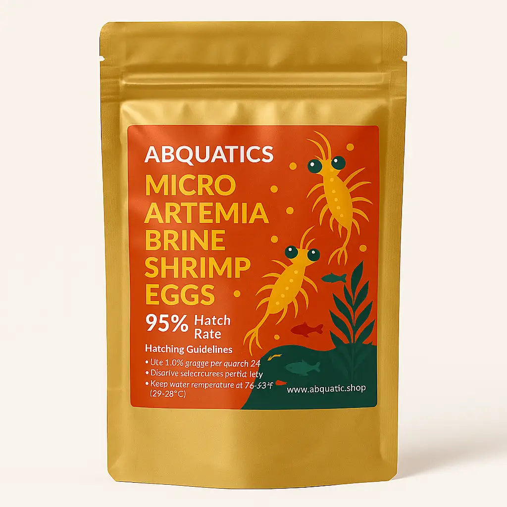 Pouch of brine shrimp eggs.