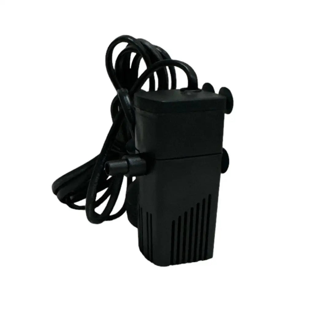 Black submersible water pump.