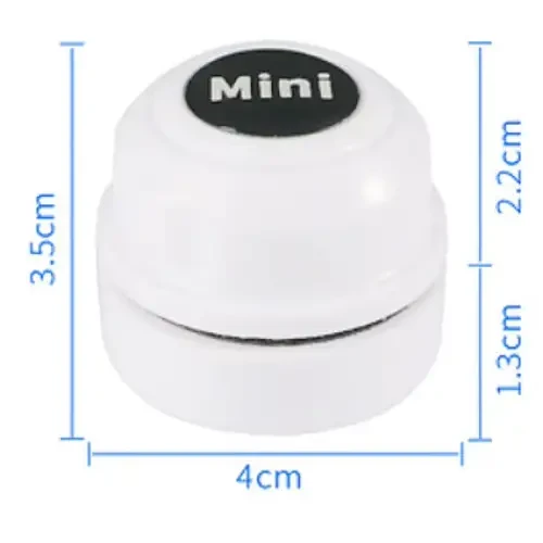 White magnetic aquarium cleaner.