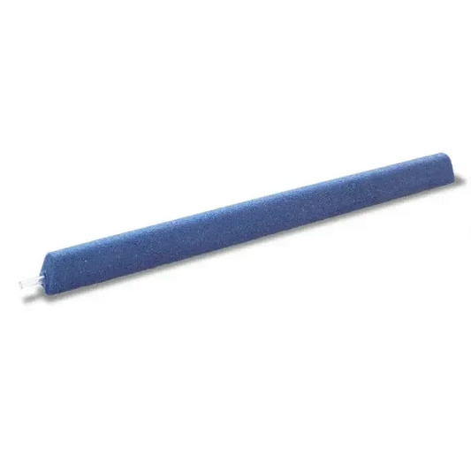 Blue porous aquarium air stone.