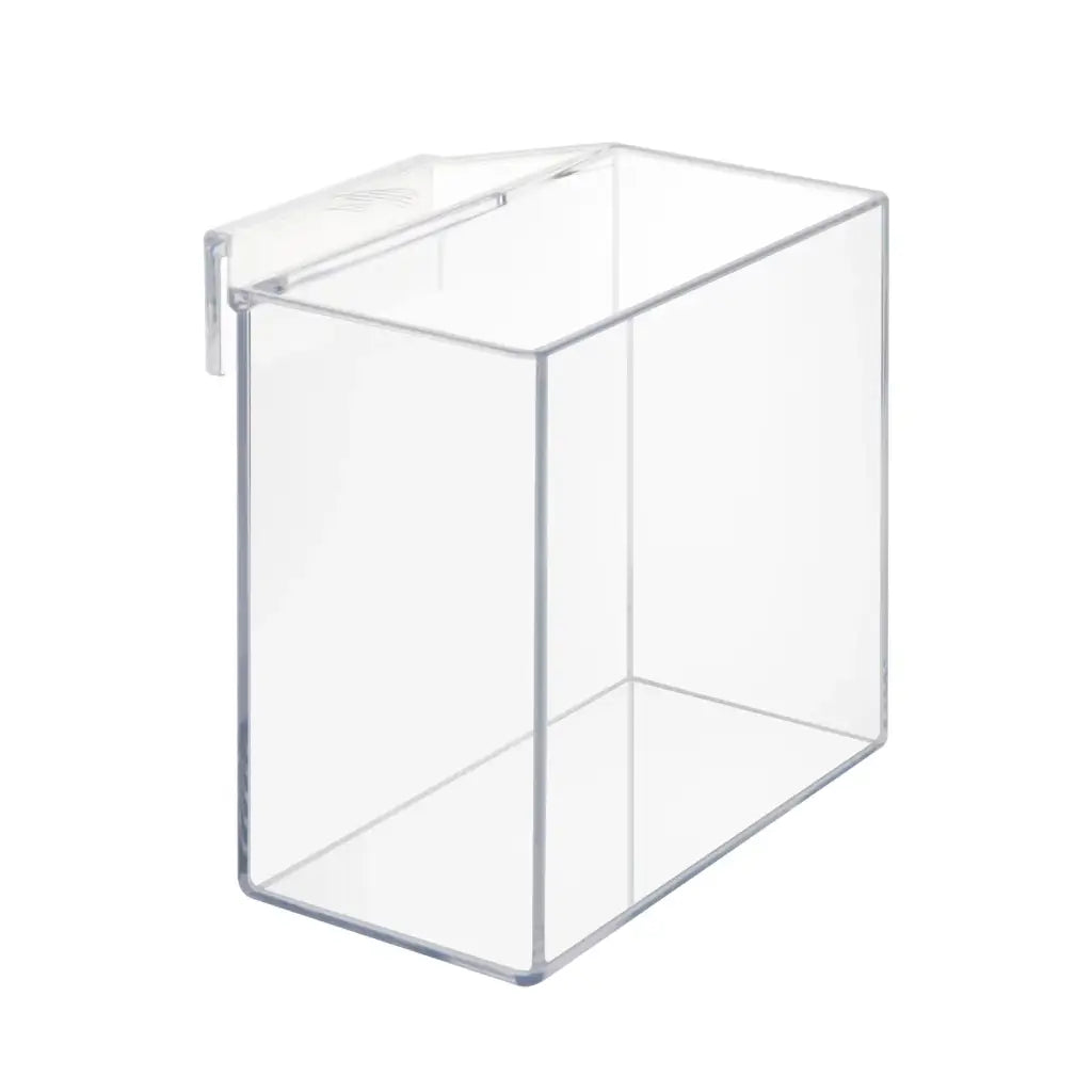 Clear acrylic organizer box with handle