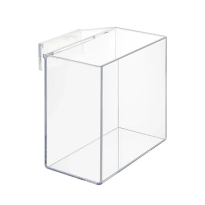Clear acrylic organizer box with handle