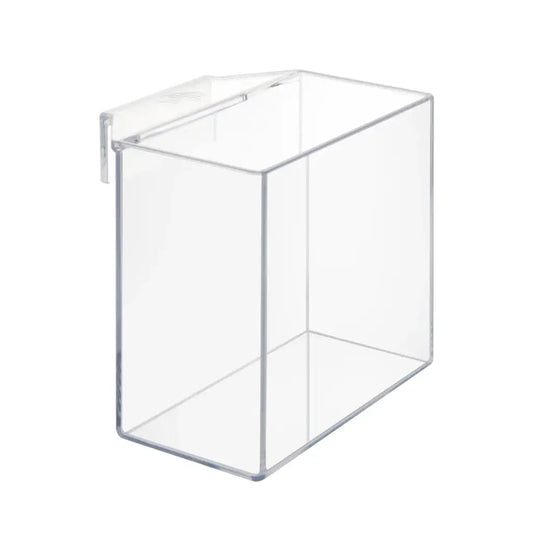 Clear acrylic organizer box with handle