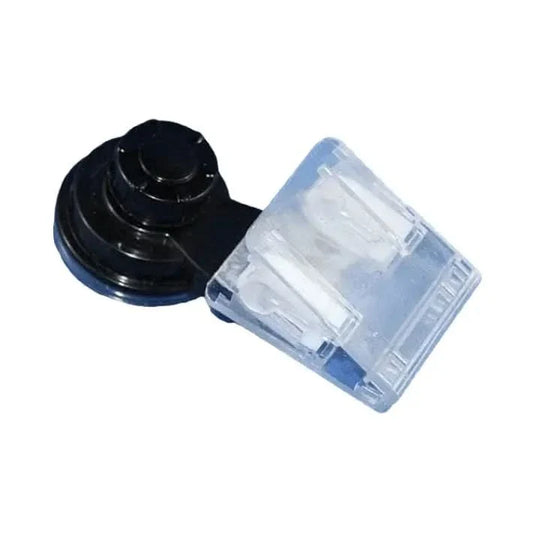 Suction cup clip holder.